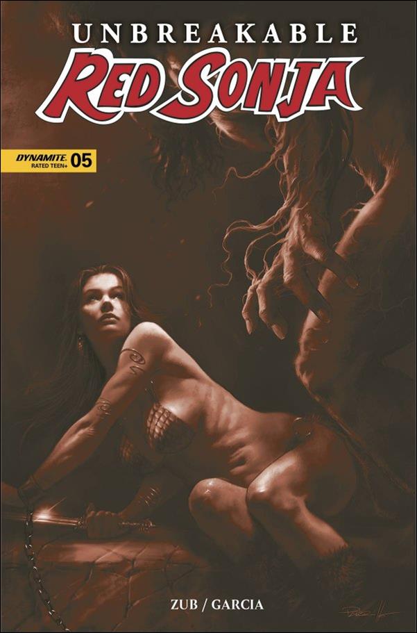Unbreakable Red Sonja issue 5-G Lucio Parrillo 1:10 Tint Cover