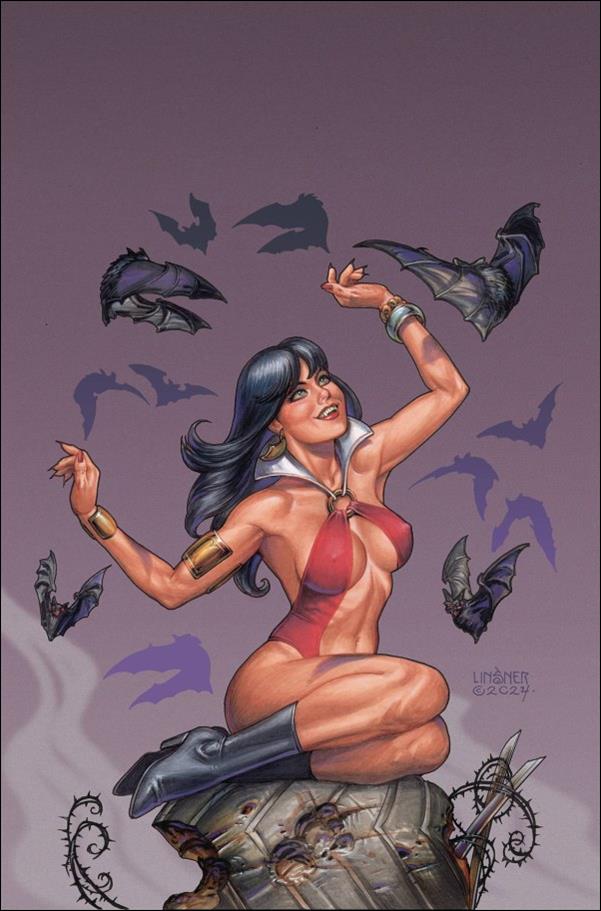 Vampirella: Dark Reflections issue 5-M Joseph Michael Linsner Virgin 1:30 Cardstock Cover