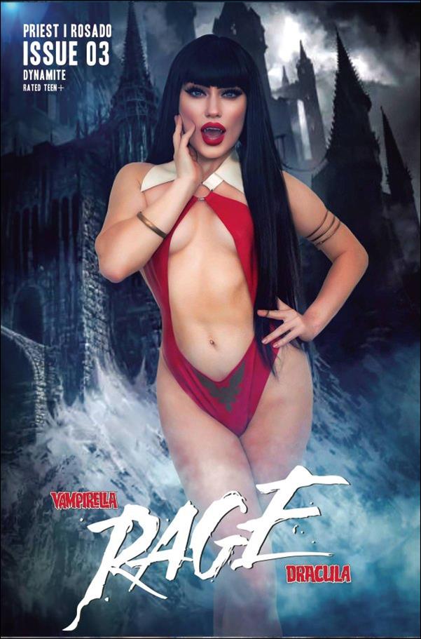 Vampirella / Dracula: Rage issue 3-E Cosplay Photo Cover