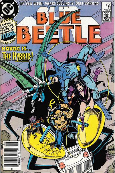 Blue Beetle (1986) issue 11-B Newsstand Cover