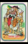 Awsome! All-Stars (Base Set) card 77-B Slimey Sam / Puzzle Back