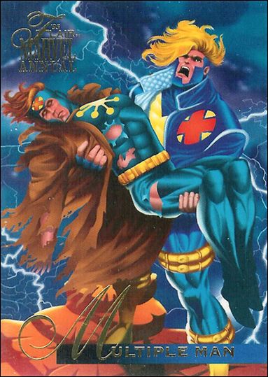 Marvel Annual Flair '95 (Base Set) card 25 Multiple Man