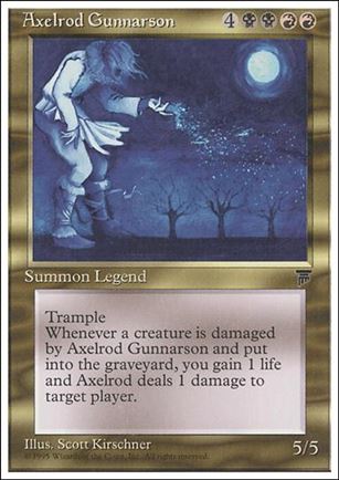 Magic the Gathering: Chronicles (Base Set) card 72 Axelrod Gunnarson