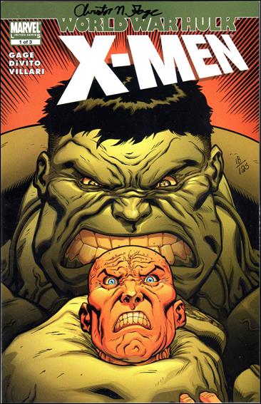 World War Hulk: X-Men issue 1-B DF (Signed by Christos Gage) 1/125