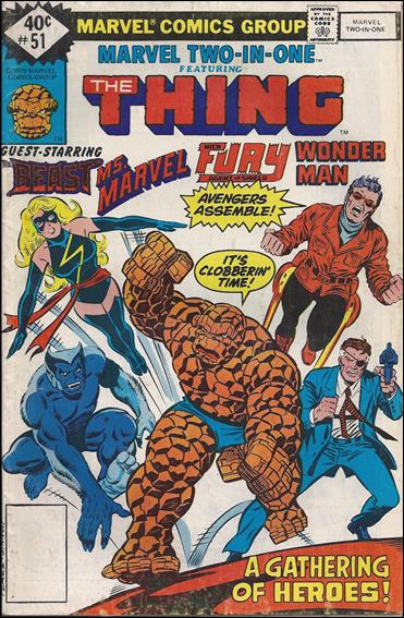 Marvel Two-in-One (1974) issue 51-C Whitman Cover