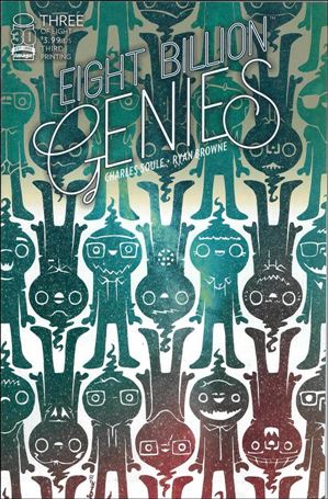 Eight Billion Genies issue 3-D Ryan Brown 3rd Printing Cover