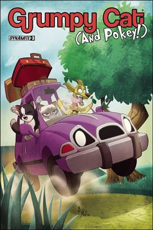 Grumpy Cat & Pokey issue 3-B Bill Martin Cover