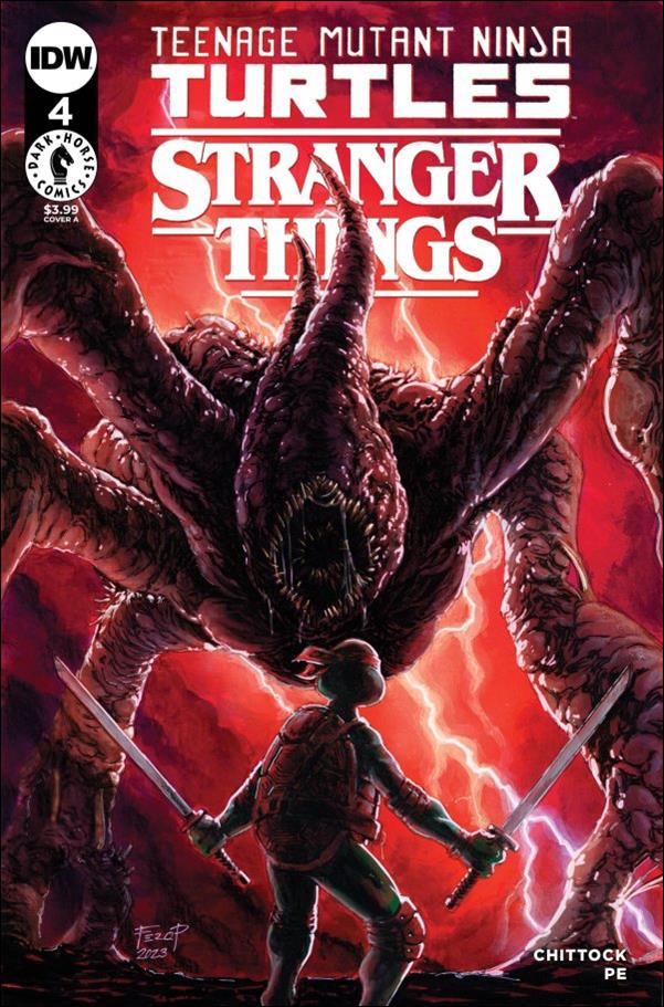 Teenage Mutant Ninja Turtles x Stranger Things issue 4 Fero Peniche Cover