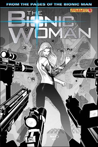 Bionic Woman (2012) issue 4-B Black and White Cover 1:10