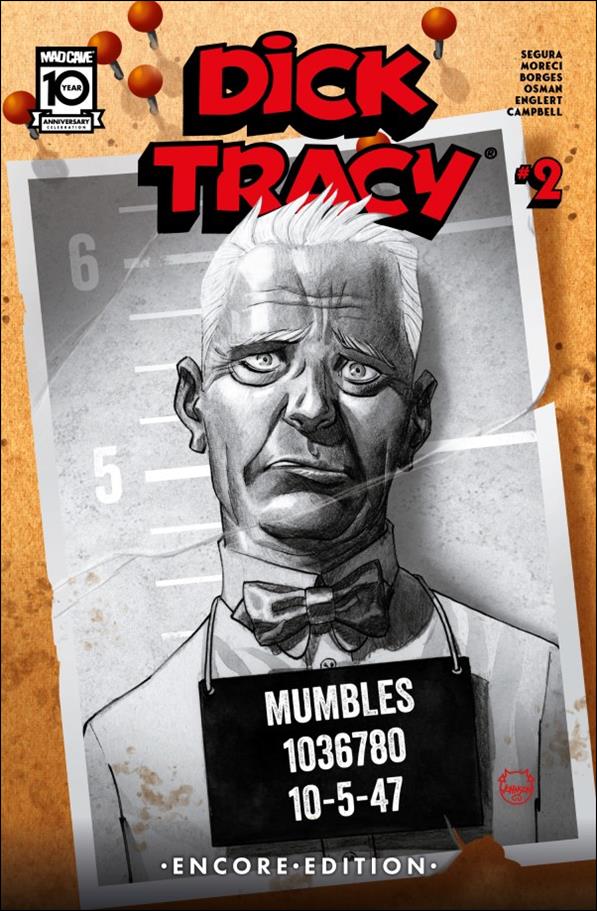 Dick Tracy (2024) issue 2-D Dave Johnson Encore Edition Cardstock Cover