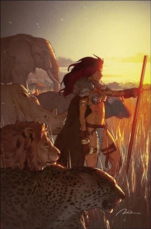 Red Sonja: Birth of the She-Devil issue 4-J Gerald Parel Kirby's Comic Art Cover 1/250