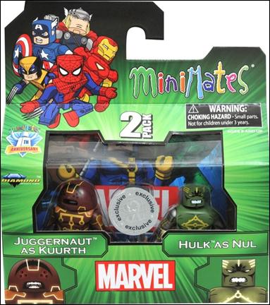 Marvel Minimates (Exclusives) figure 101 Juggernaut as Kuurth and Hulk as Nul