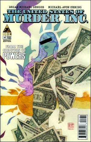 United States of Murder Inc. issue 1-B David Mack 1:15 Cover