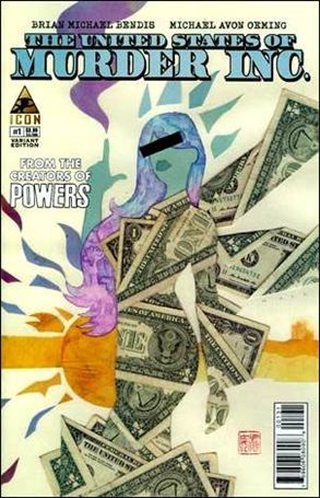 United States of Murder Inc. issue 1-B David Mack 1:15 Cover
