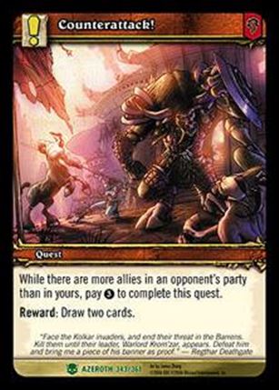 World of Warcraft: Heroes of Azeroth (Base Set) card 343 Counterattack!