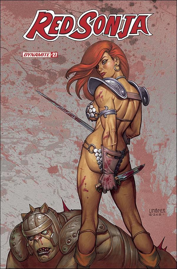 Red Sonja (2019) issue 27-B Joseph Michael Linsner Cover