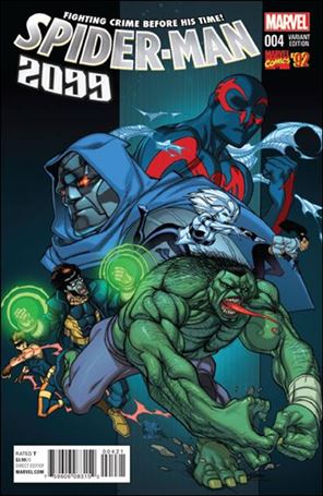 Spider-Man 2099 (2015) issue 4-B Pasqual Ferry 1:20 Marvel '92 Cover