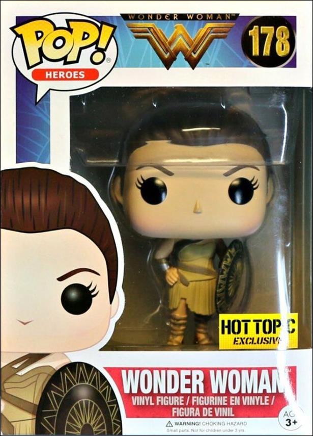 POP! Heroes figure 178 Wonder Woman (Amazon) Hot Topic Exclusive