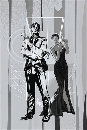 James Bond (2019) issue 4-B 1:10 Grayscale Virgin Cover
