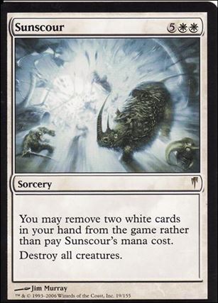 Magic the Gathering: Coldsnap (Base Set) card 19 Sunscour