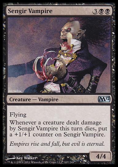 Magic the Gathering: 2012 Core Set (Base Set) card 107 Sengir Vampire
