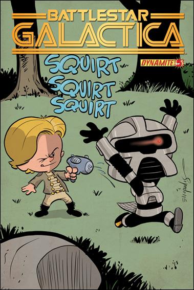 (Classic) Battlestar Galactica issue 5-B Chris Eliopoulos "Cute" Subscription Cover
