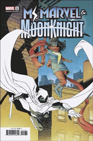 Ms. Marvel & Moon Knight issue 1-C Declan Shalvey Cover