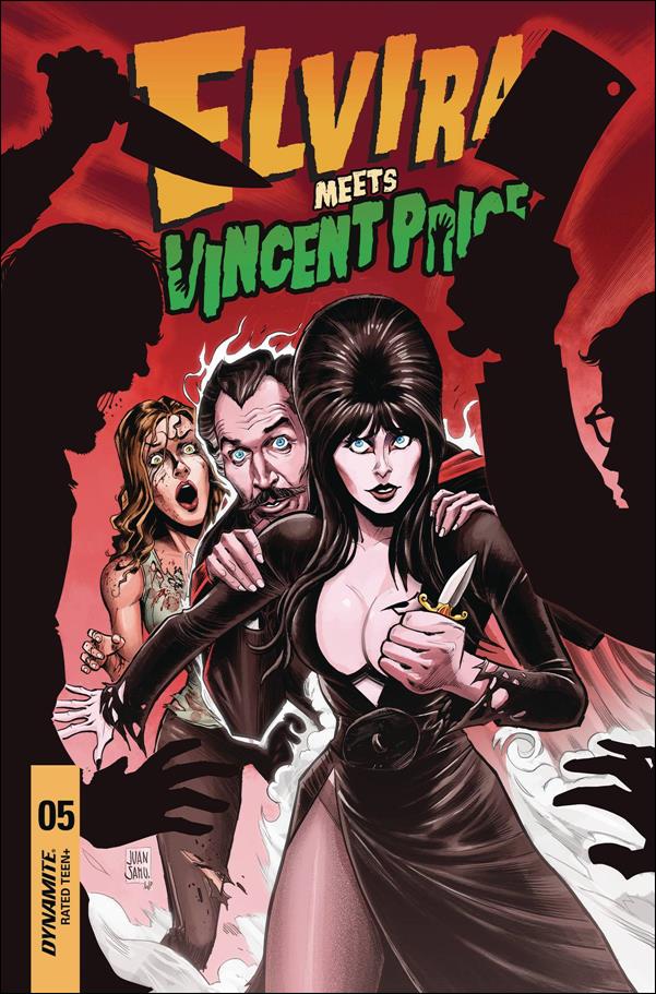 Elvira Meets Vincent Price issue 5-B Juan Samu Cover
