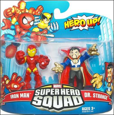 Marvel Super Hero Squad figure 76 Iron Man and Doctor Strange