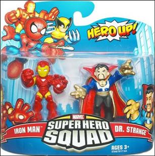 Marvel Super Hero Squad figure 76 Iron Man and Doctor Strange