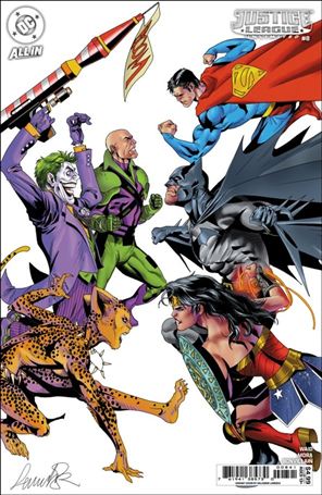 Justice League Unlimited (2025) issue 8-D Salvador Larroca Cardstock Cover