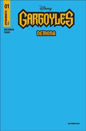 Gargoyles: Demona (2025) issue 1-T Blue Blank Authentix Cover