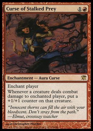Magic the Gathering: Innistrad (Base Set) card 136 Curse of Stalked Prey