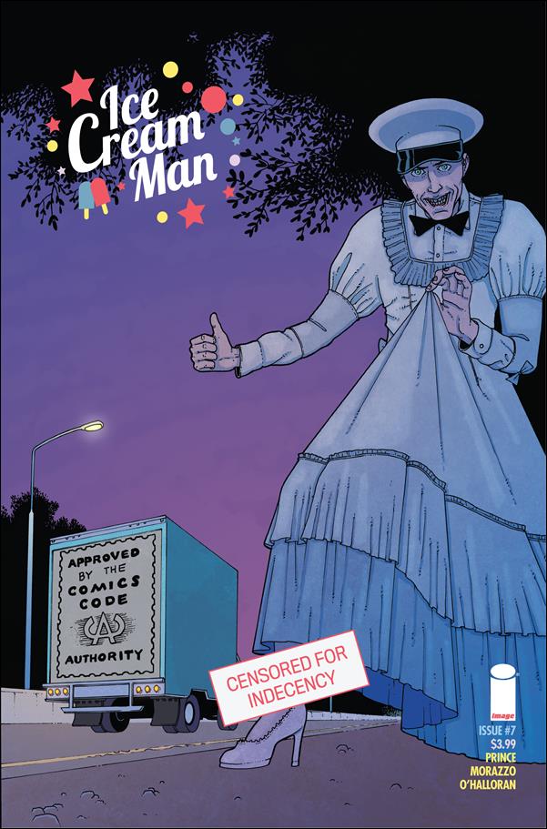 Ice Cream Man issue 7-C Martin Morazzo CBLDF "Censored" Cover