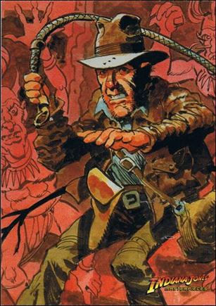 Indiana Jones Masterpieces (Base Set) card 29 Escape  by Bullwhip!