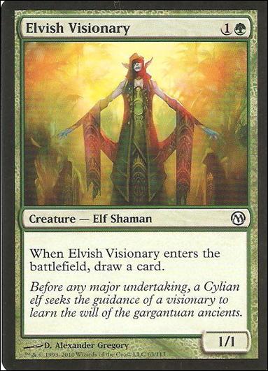 Magic the Gathering: Duels of the Planeswalkers (Base Set) card 63 Elvish Visionary
