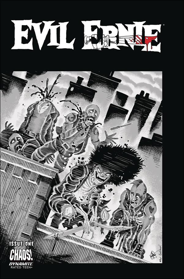 Evil Ernie (2021) issue 1-I Ken Haeser 1:11 Black & White Cover