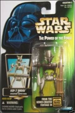 Star Wars: The Power of the Force 2 3 3/4" Basic Action Figures figure 38 ASP-7 Droid