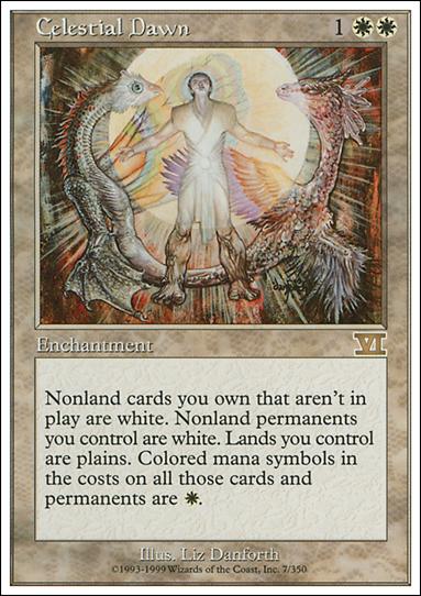 Magic the Gathering: 6th Edition (Base Set) card 7 Celestial Dawn