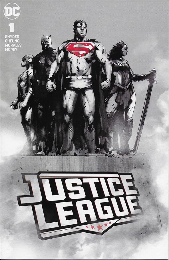 Justice League (2018) issue 1-JG Jock Forbidden Planet/Jetpack Comics Grey Cover