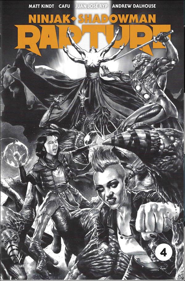 Rapture (2017) issue 4-D Mico Suayan 1:50 Black & White Cover 1/275