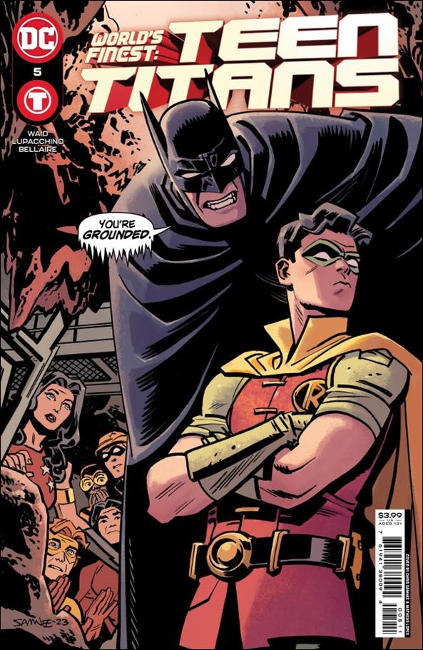 World's Finest: Teen Titans issue 5 Chris Samnee Cover