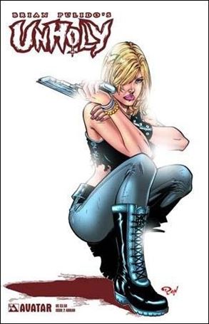 Brian Pulido's Unholy issue 2-D Adrian Cover