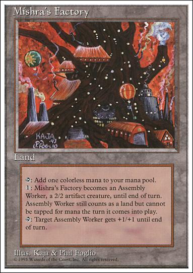 Magic the Gathering: 4th Edition (Base Set) card 361 Mishra's Factory
