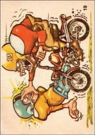 Silly Cycles (Base Set) card 19-B  (Fan Art on Back)