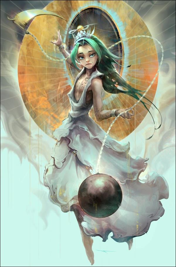 Phases of the Moon Knight issue 3-E Ivan Tao Virgin 1:50 Cover