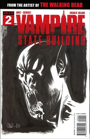 Vampire State Building issue 2-D Charlie Adlard Sketch Cover