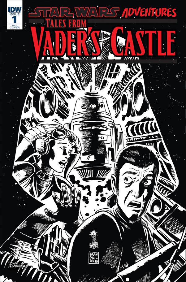 Star Wars Adventures: Tales from Vader's Castle issue 1-C Francesco Francavilla 1:10 Black & White Cover
