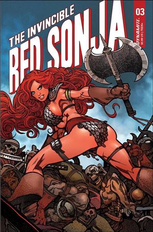 Invincible Red Sonja issue 3-F Moritat Cover