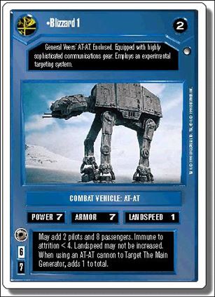 Star Wars: Hoth Revised (Base Set) card 73 Blizzard 1